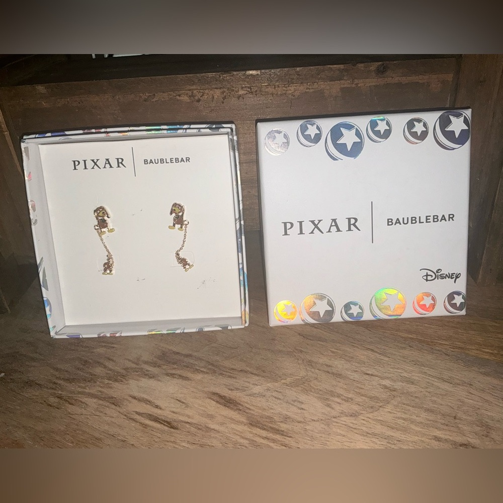 Dachshund Disney Pixar Toy Story Slinky earrings NWT - Picture 4 of 10